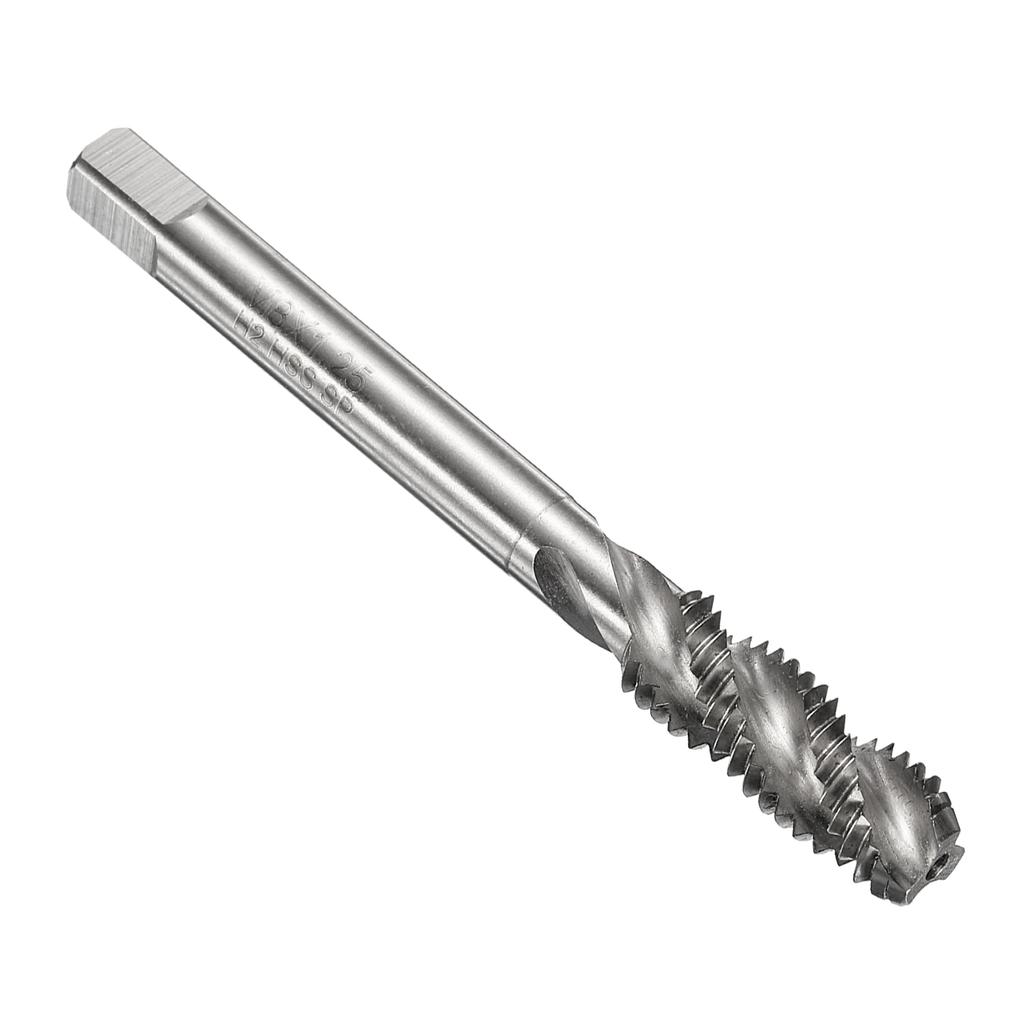 M2 M2.5 M3 M4 M5 M6 M7 M8 M10 M12 M14 M16 M18 M20 M22 Spiral Flute Thread Tap Metric Machine Taps HSS6542 Uncoated