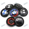 For BMW 1 W E82 For BMW Blue and White Logo X6 E71 F16 X3 F25 X5 E70 F15 X4 F26 1Pcs 3D ABS Chrome Black Rear Trunk Emblem Badge With Base