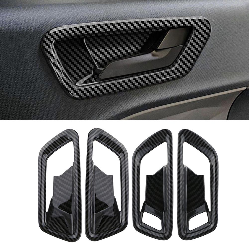 Car Door Handle Frame Trim for Ford Maverick 2022 2023 2024 4Pcs/Set Doors Bowl Sticker Decoration Cover Interior Accessories