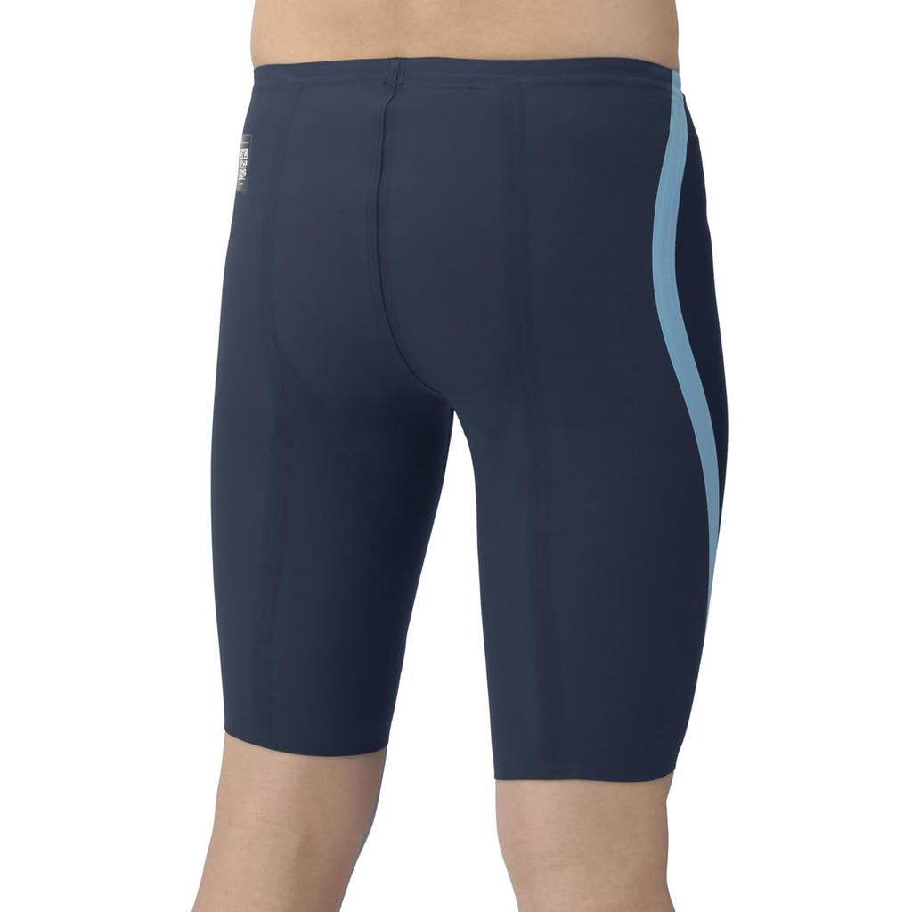 Swimsuit Racing Spats Black x Blue SSS [Arena] (Half Leg) Men's (BKBL)