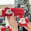 Soft Warm Santa Claus Headband Joyful Christmas Tree Wristband Creative Hairband Home Party Supplies Hair Accessories