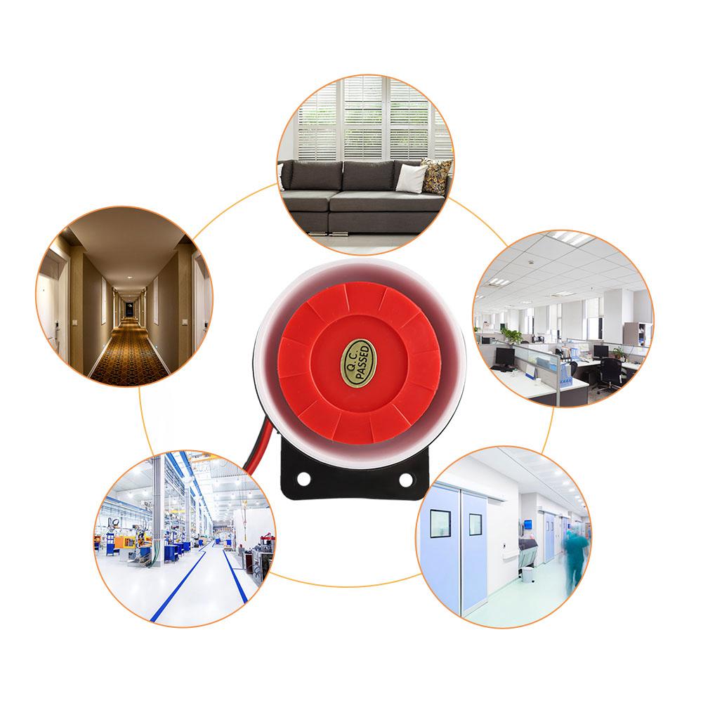 Indoor Ear Piercing Siren Mini Alarm Horn Home Security System