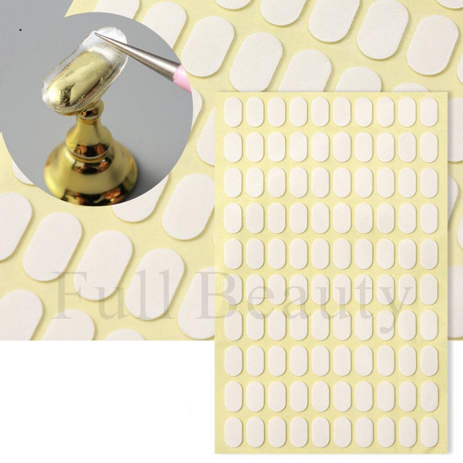 Doppelseitiges Klebeband Klebeband Nagel Praxis Halter Kunst Tabs Klar Maniküre Nagel Werkzeuge