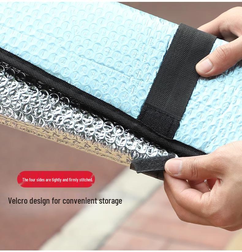 Car Front Windshield Sunshade - Heat Insulation & Sun Protection with Suction Cup