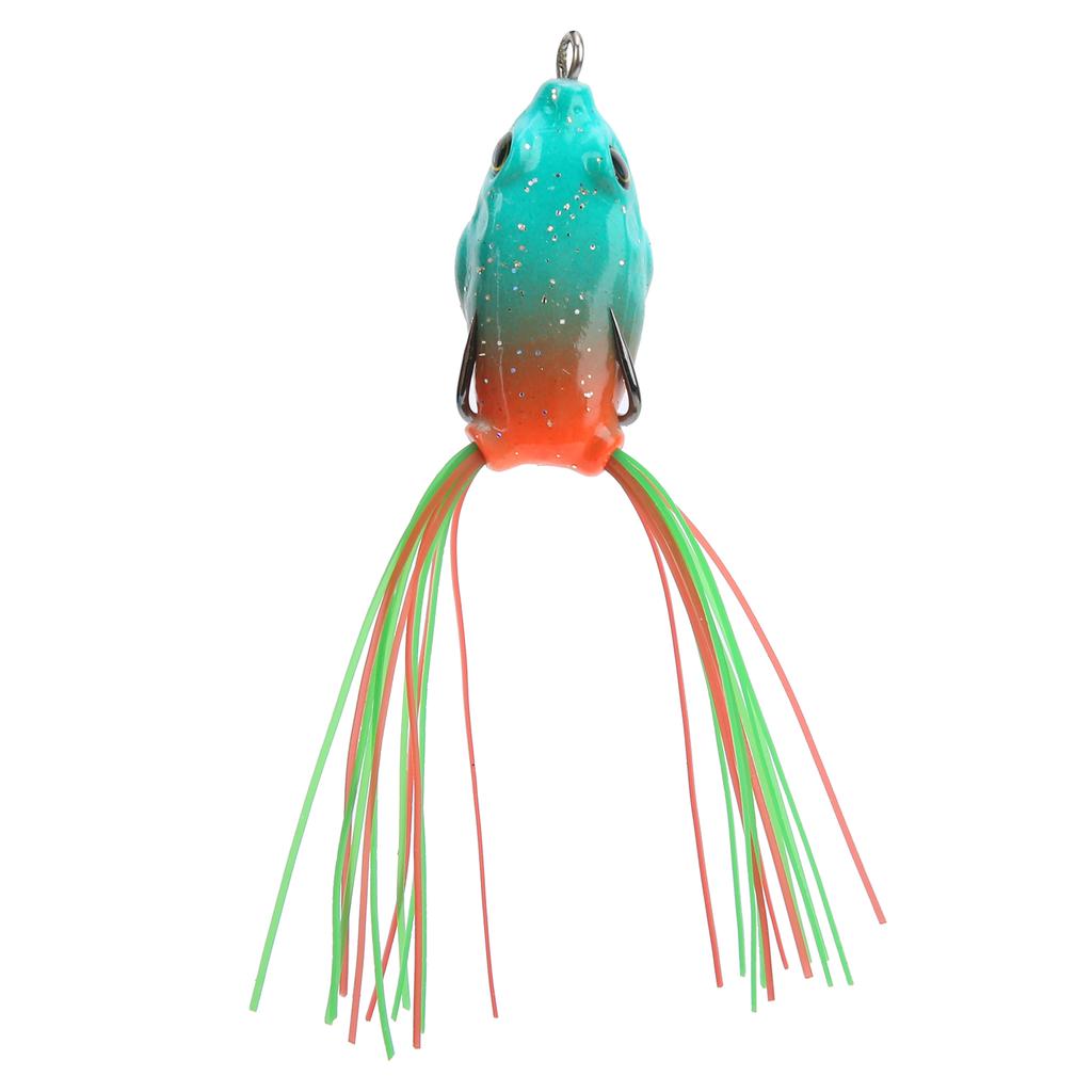 Artificial Fish Snakehead Bait Lifelike Soft Frog Lure Swimbait with Hook and Tail3#