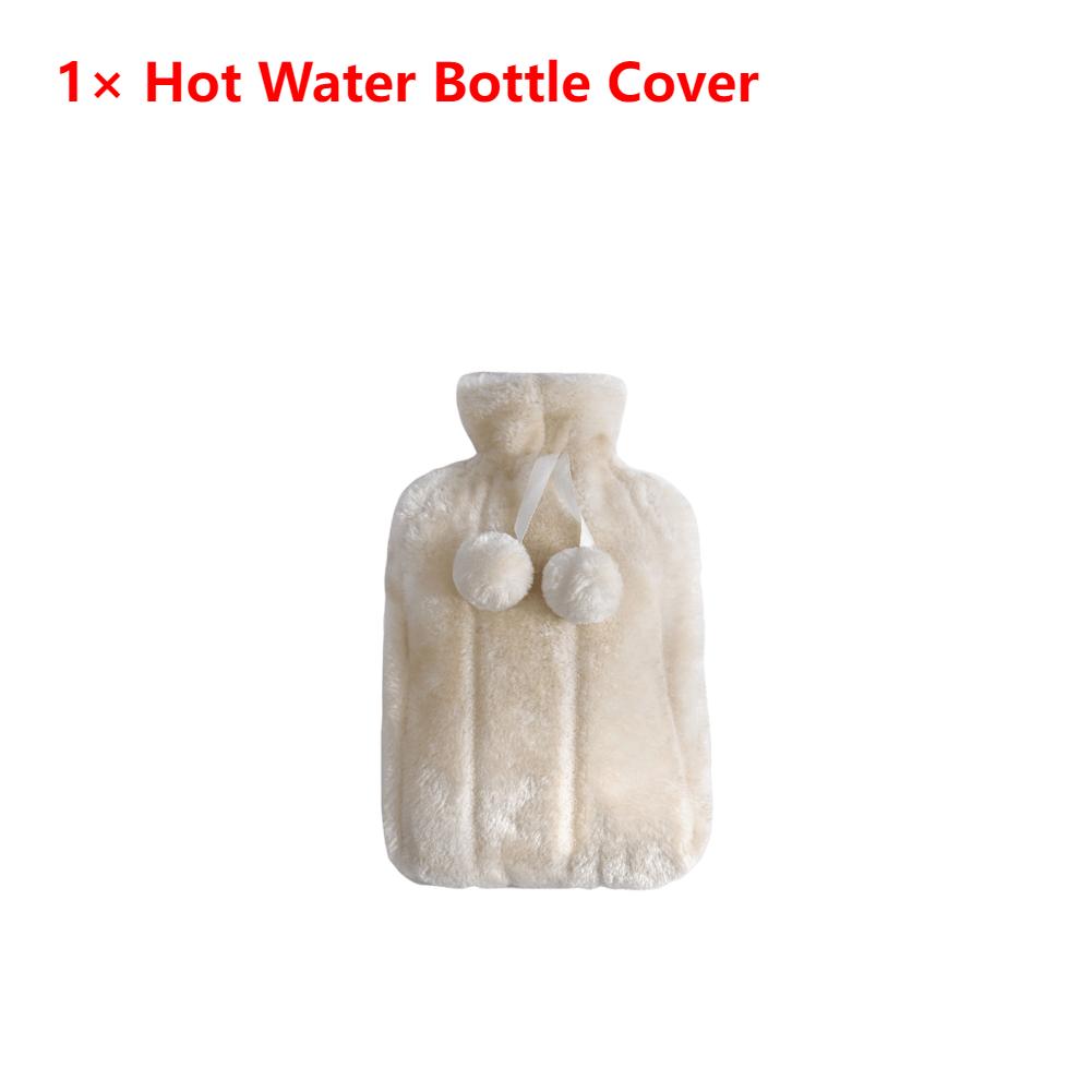 

2000 мл Большая грелка для горячей воды Электрическая грелка для воды Бутылка для горячей воды Плюшевая грелка для рук Чехол Многоразовая Большая грелка для рук Бутылка для воды