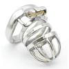High Quality Stainless Steel Male Chastity Device Slave Cuckold Cock Bondage Cage Penis Lock Anti Masturbation Sex Toys for Men
