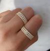Luxury Willow Leaf Non-Fading Ring - Cold Style R7035