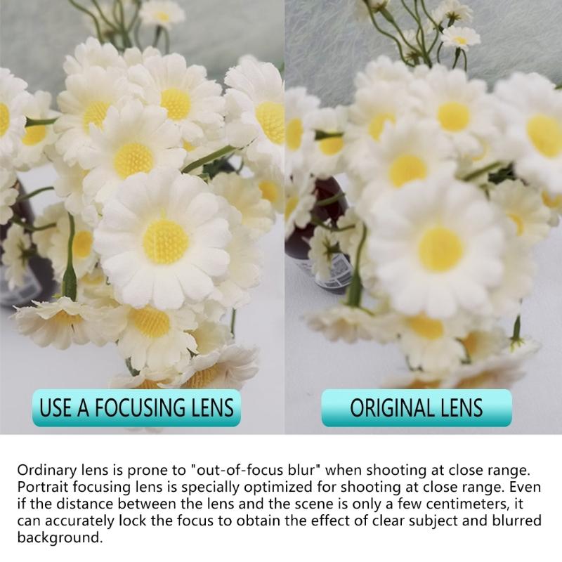 Camera Portrait Lens With Precise Portrait Focusing Clear Imaging For Cameras Travel Photography Outdoor Activity