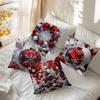 Christmas Cushion Pillowcase Printed 100% Polyester 45X45Cm Throw Pillowcover Decorative Sofa Cushion Pillowslip Home Decor