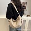Shoulder bag Large capacity bag Women's tide travel backpack Solid color messenger bag Messenger bag Women's summer student commute