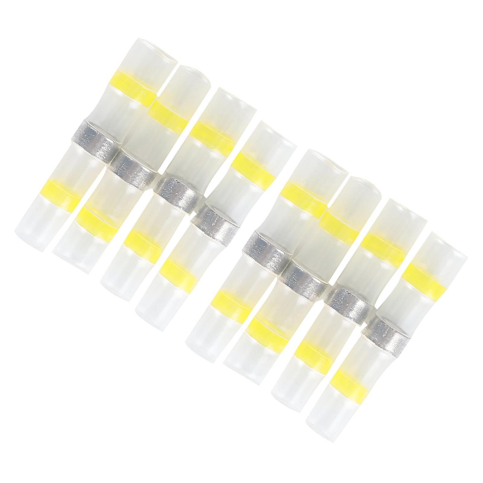 

150Pcs Solder Seal Wire Connectors Heat Shrink Butt Connectors Waterproof Electrical Terminal