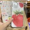Ins Cute Fruit Strawberry Tomato Phone Case for iPhone 17 16e 16 15 14 13 12 11 Air Pro Max X XR XSMAX 8 7 Plus Clear Back Cover