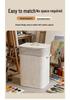 Large Bamboo Fabric Laundry Hamper with Lid - Foldable Bedroom Storage Basket