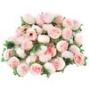 50pcs Champagne Color Artificial Peony Heads Artificial Rose Heads  Party Background
