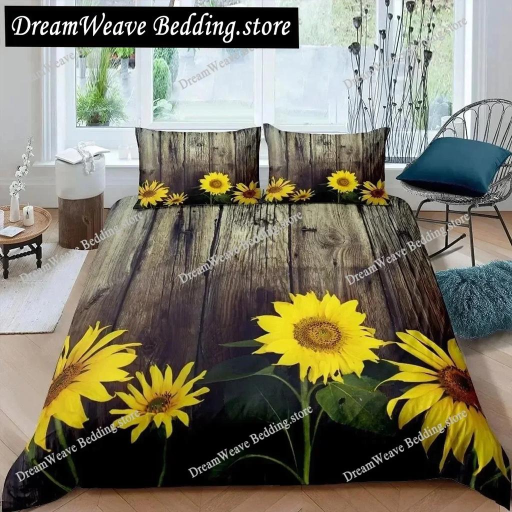 3D Print Wood Barn Door Bedding Set Boys Girls Twin Queen King Size Duvet Cover Pillowcase Bed Boys Adult Home Textileextile9639