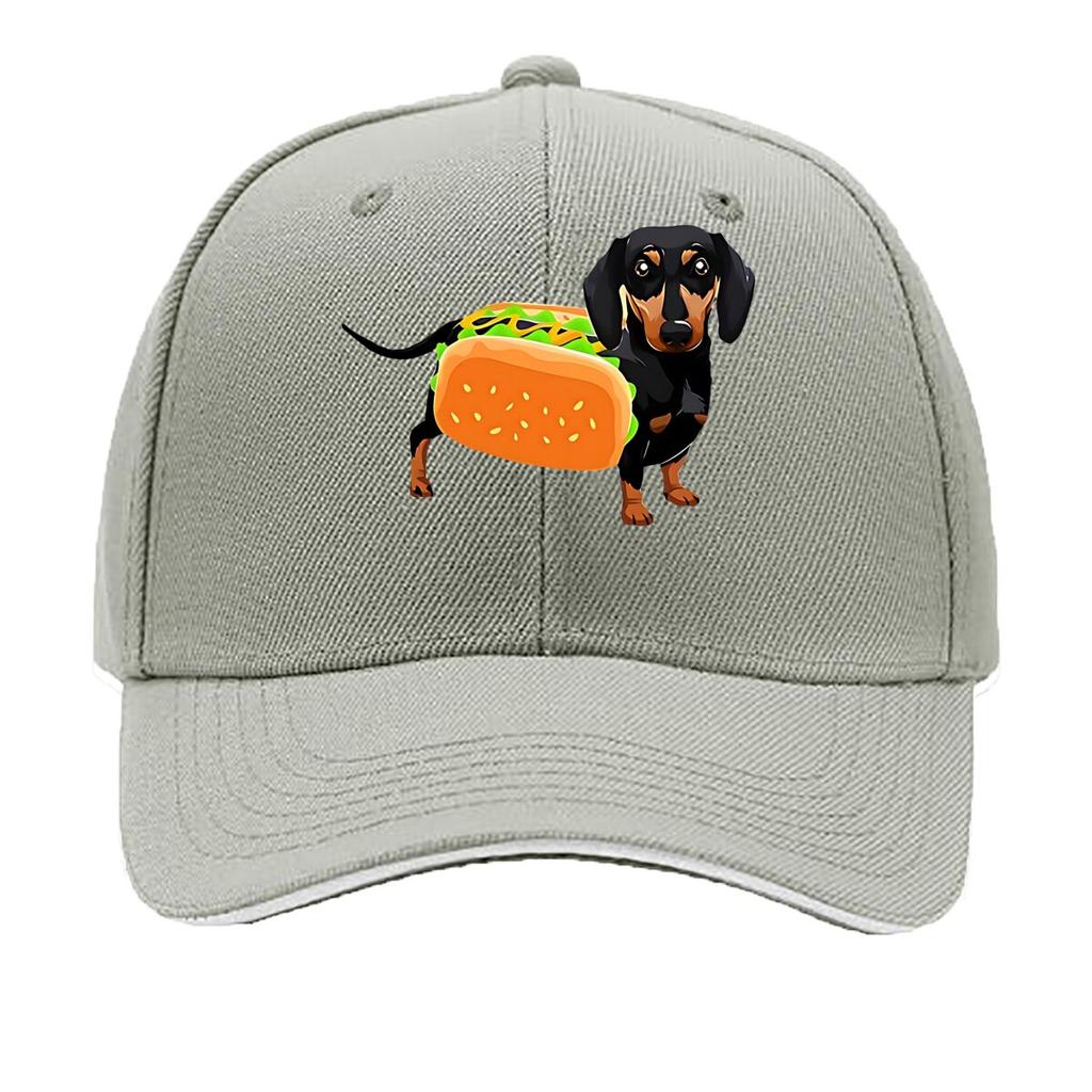 Hot Dog Shaped Dog Fabric Party Costume Hip Hop Hat Fashion Outdoor Sports Sandwich Baseball Cap