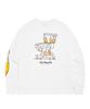MARK GONZALES Mg Fire Multi Graphic L/S T-Shirt - White