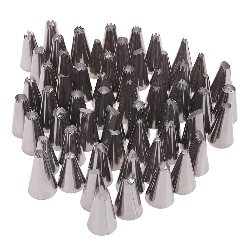 24/36/48 Pcs Edelstahl Icing Friedliche Düsen Werkzeuge Set Box Kuchen Dekorieren