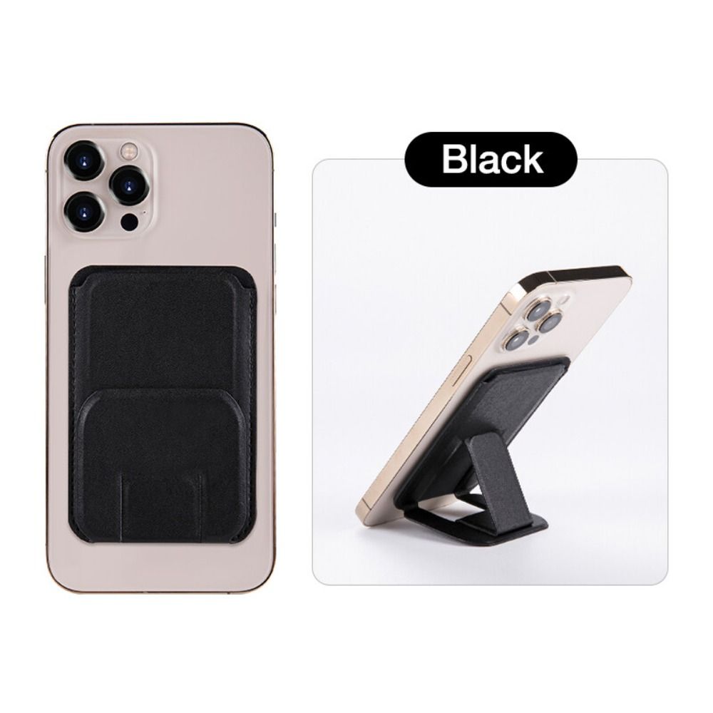Phone Pocket Wallet Case PU Leathe Cell Phone Pouch Portable Phone Bracket  Phone Accessories