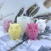 3D Owl Silicone Mold for DIY Candle, Plaster Ornament, Diffuser Stone, or Epoxy Creations