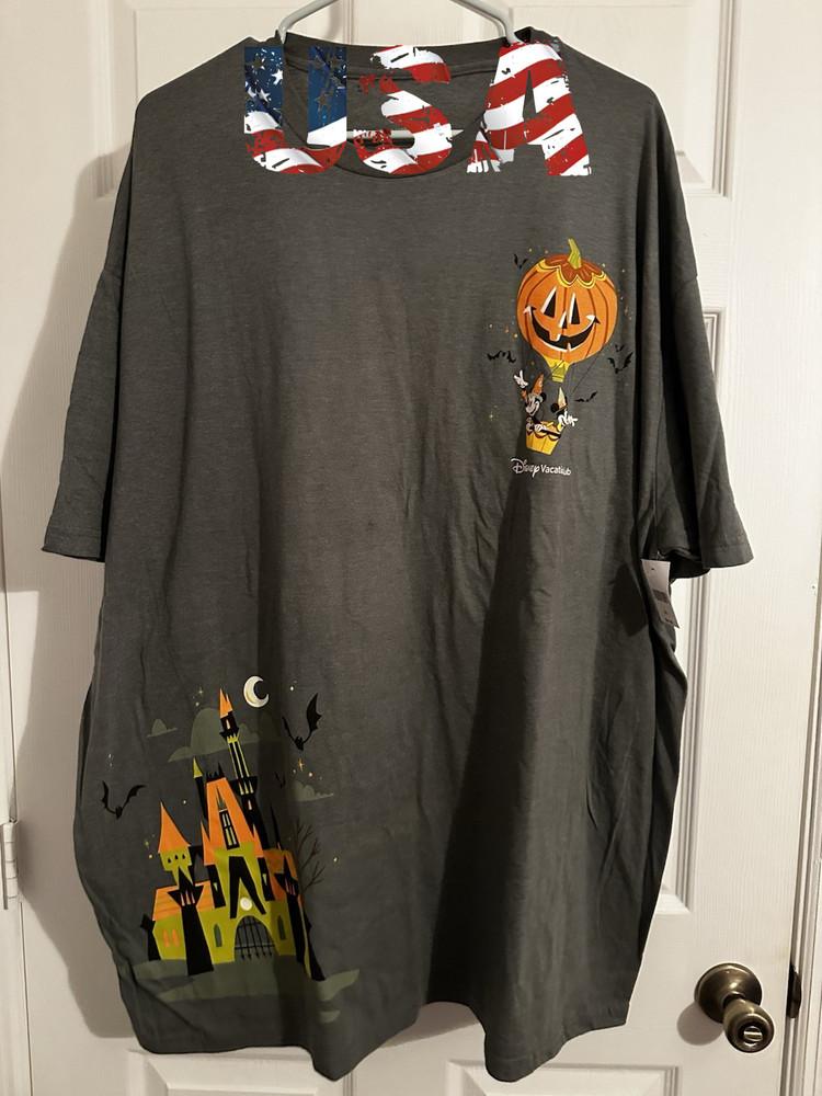 Disneyland Resort 2025 Halloween Mickey Ghost  New Unisex T-Shirt XXXL