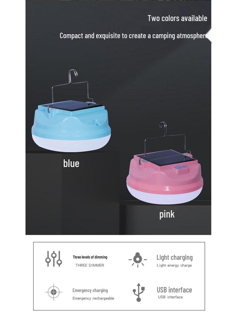 Super Bright Solar Camping Light with Long Battery Life