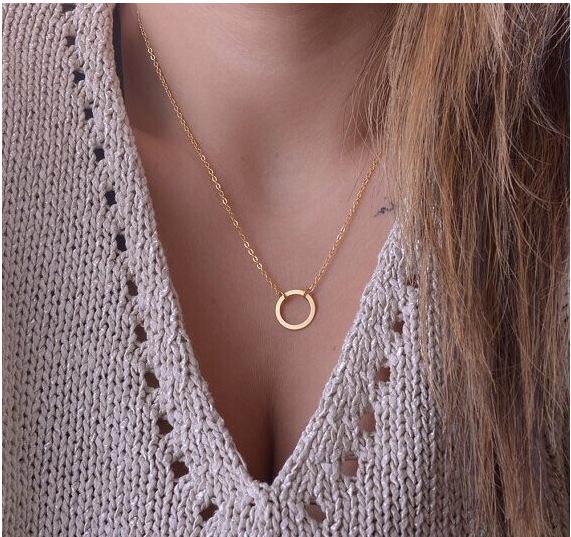 Tiny Heart Choker Necklace for Women Silver Color Chain Smalll Love Necklace Pendant On Neck Bohemian Chocker Necklace Jewelry