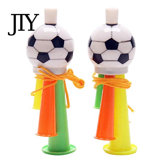 Outdoor Cheering Horn 2Pcs Soccer Horn, 3 Tone Sports Fan Noise Maker, Fall-resistant Noisemaker Handheld Football Stadium Trumpet for Game Day, Party