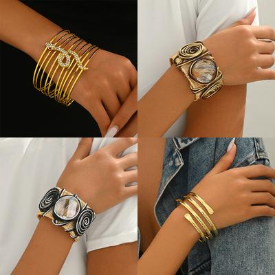 Damen Geometrisches Luxus Diamantarmband Personalisiertes Armband