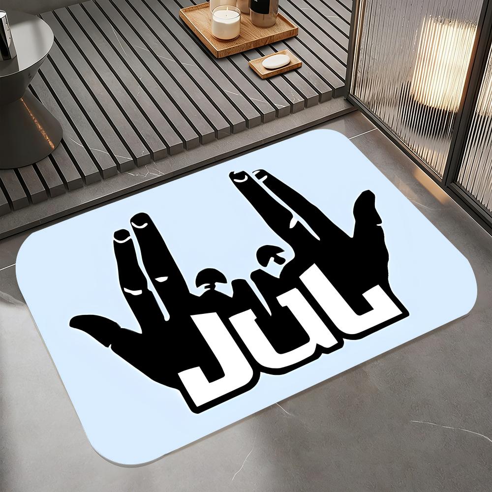 Fashion J-Jul Floor Mat Diatomite Bath Mat, Quick Dry Absorbent Non-Slip Door Mat 50cm x 80cm