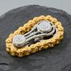 1/3pcs Sprockets Flywheel Fingertip Gyro Fidget Spinner  Adult Kids Antistress Anxiety Metal Bike Chains EDC Spinner Fidget Toys
