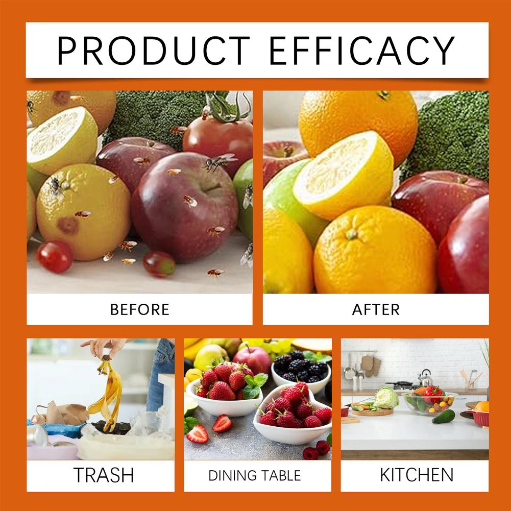 30ml Kitchen Fruit Fly Spray For Gnats Natural Solution Long-Lasting Attractant Traps For Countertop Sink Spray For Fruit Fly