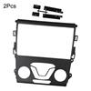2 Din Car Stereo Radio Fascia Frame for Ford Fusion for Mondeo 1318 High Universality Fitment Not Required Easy Installation