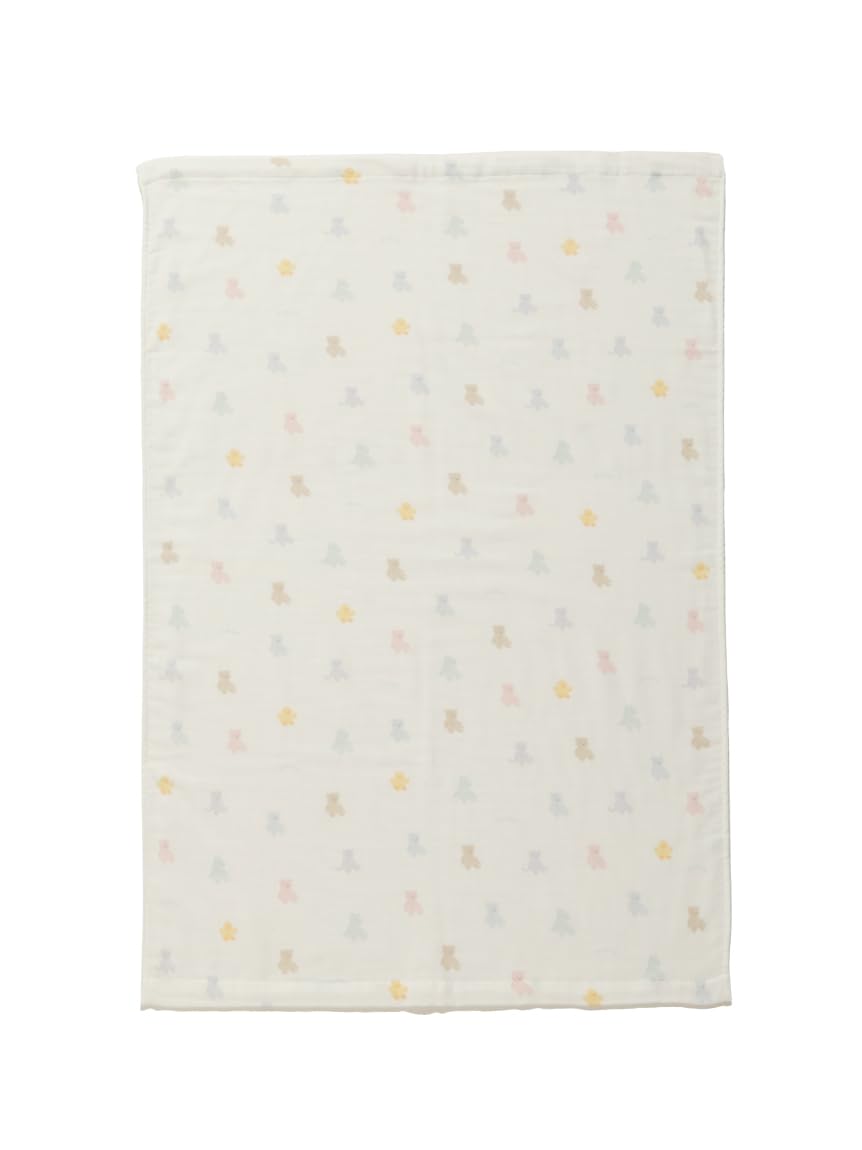 

sleep stuffed animal pattern gauze blanket PSGG252838 OWHT F [Gelato Pique] [baby]