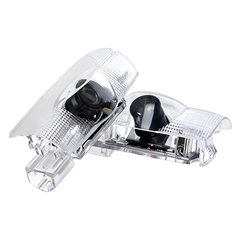 2Pcs LED Car Door Welcome Light For Toyota Corolla Yaris Aygo Prius Camry Avensis TRD 4Runner Rav4 GR CHR Crown AVALON Alphard