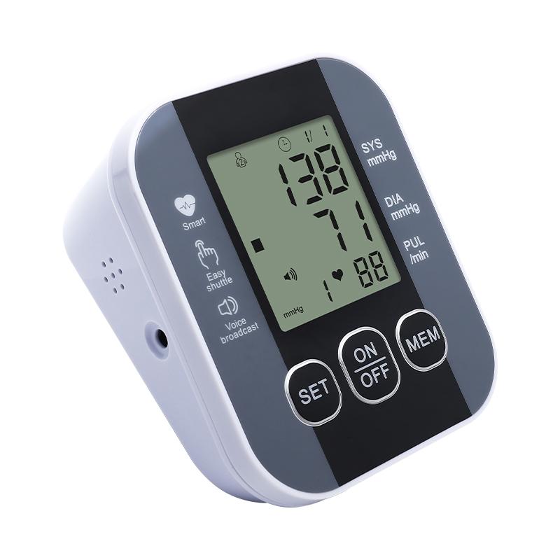 Arm Automatic Blood Pressure Monitor BP Sphygmomanometer Portable LCD Screen Digital Blood Pressure Monitor for Health Care