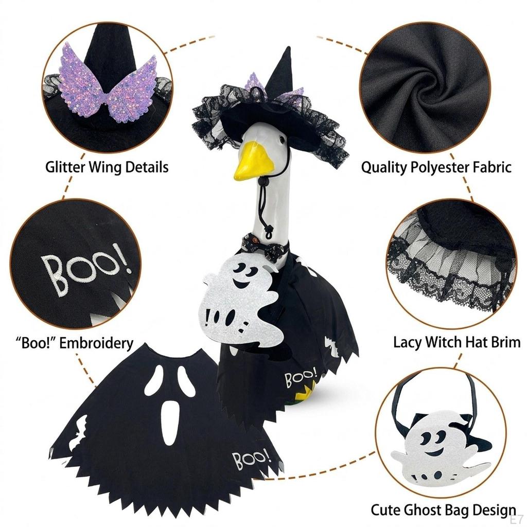 Porch Goose Outfit Soft Festivals Clothes for Garden Lawn Father's Day