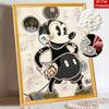 Pearl Art Painting Home Wall Decor Mickey Gemstone Painting Picture Crafts Adult/Beginner Gift Creative Home Decor Unframed