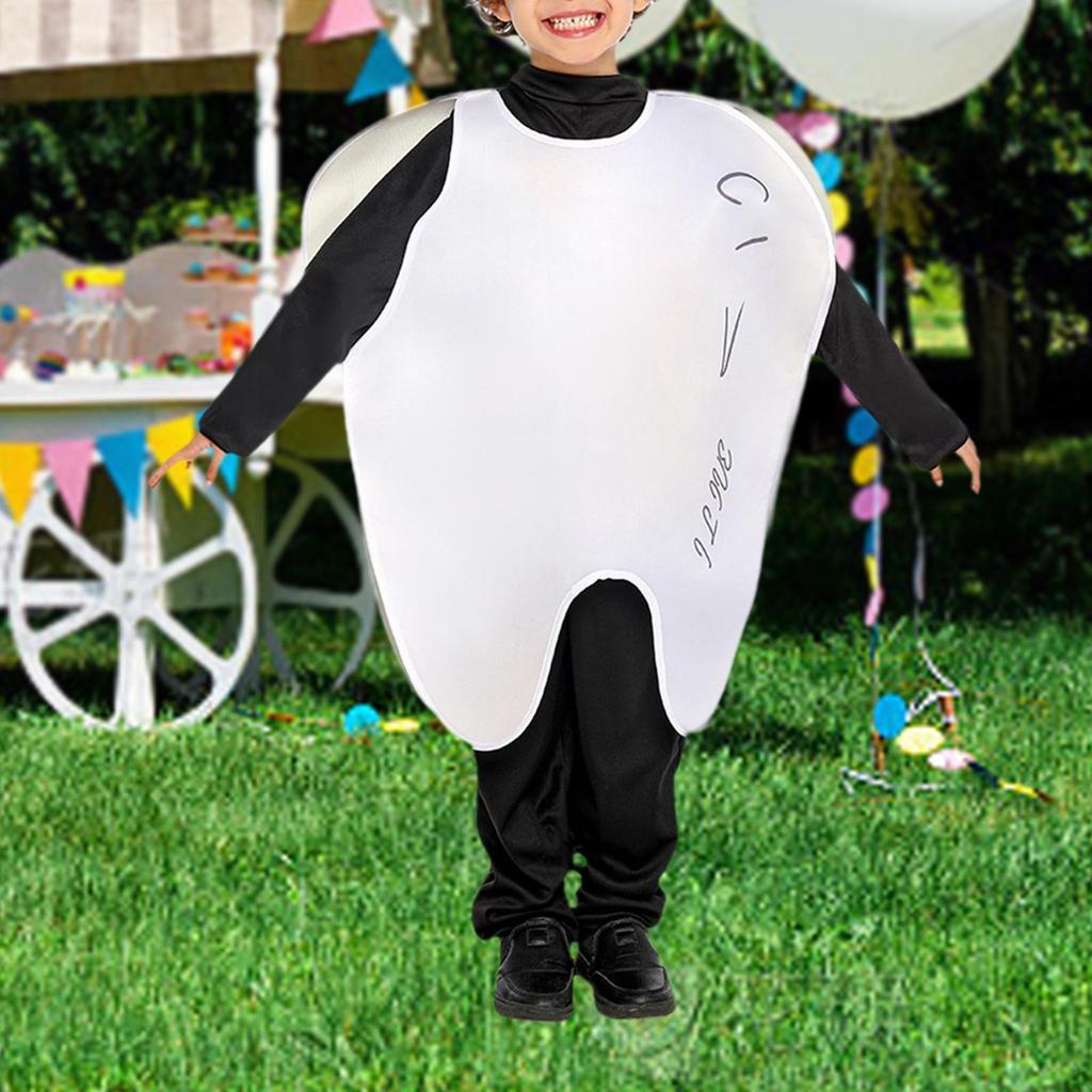 Kostým zubů pro děti Kreslený Neotřelý Halloweenský oděv na tématickou párty Karneval