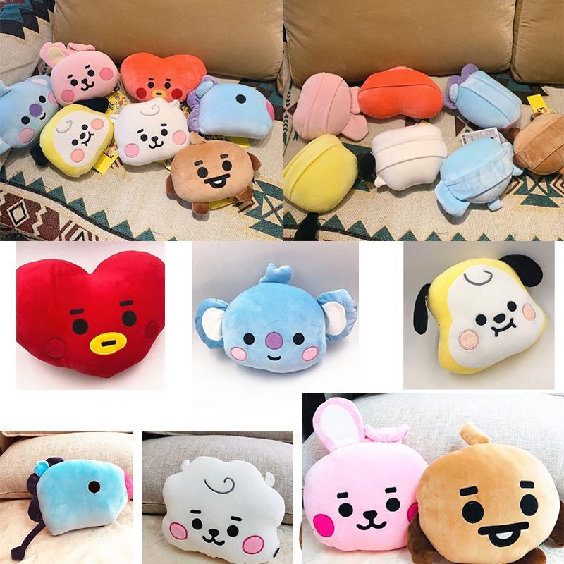 High Quality Bts Cushion With Signature Character Design