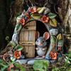 Forest-themed Fairyland Wooden Handicrafts for Garden Tree Decorations, Wall Ornaments, Atmosphere-enhancing Garden Layout Props