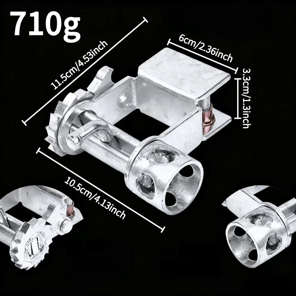 A Manual Rope Fastener for Small Trucks Featuring A Binding Device with An Adjustable Lever Tensioner and A Crank Ratchet Design