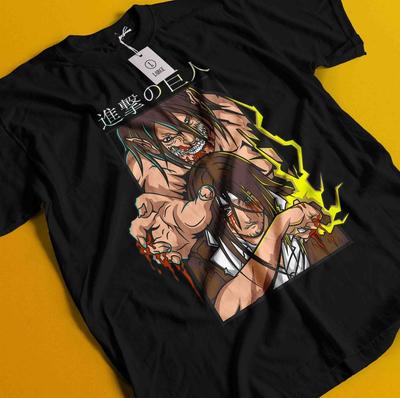 Attack On Titan Shirt Eren T-Shirt Mikasa AOT Levi Anime Manga Grafik Unisex T-Shirt