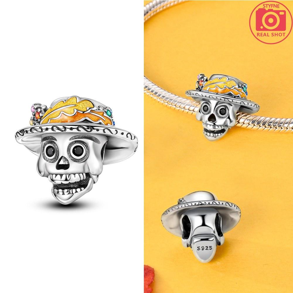 

Halloween Skull Bead Charms copper Colors Ideal For Charm Bead Charms copper Colors Authentic Bracelets for Jewellery Making