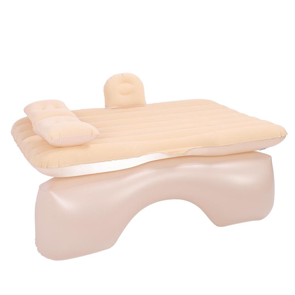 Aufblasbare Auto-Luftmatratze mit 2 Kissen Erhöhter Komfort Stabile Unterstützung Tragbarer Auto-Rücksitz