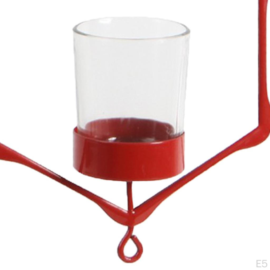 Wire Hollow Wedding Hanging Candle Holders Lantern Case