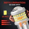 2pcs Bright LED 1156 1157 LED Bulbs BA15S P21W Bay15d P21/5w LED Light for Backup Reverse Tail Brake Turn Signal Light 12V 24V Bulbs 7