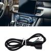 2 Pack 75cm / 29.13in Length Car Stereo Harness USB Extension Cable  For Android Car Radio