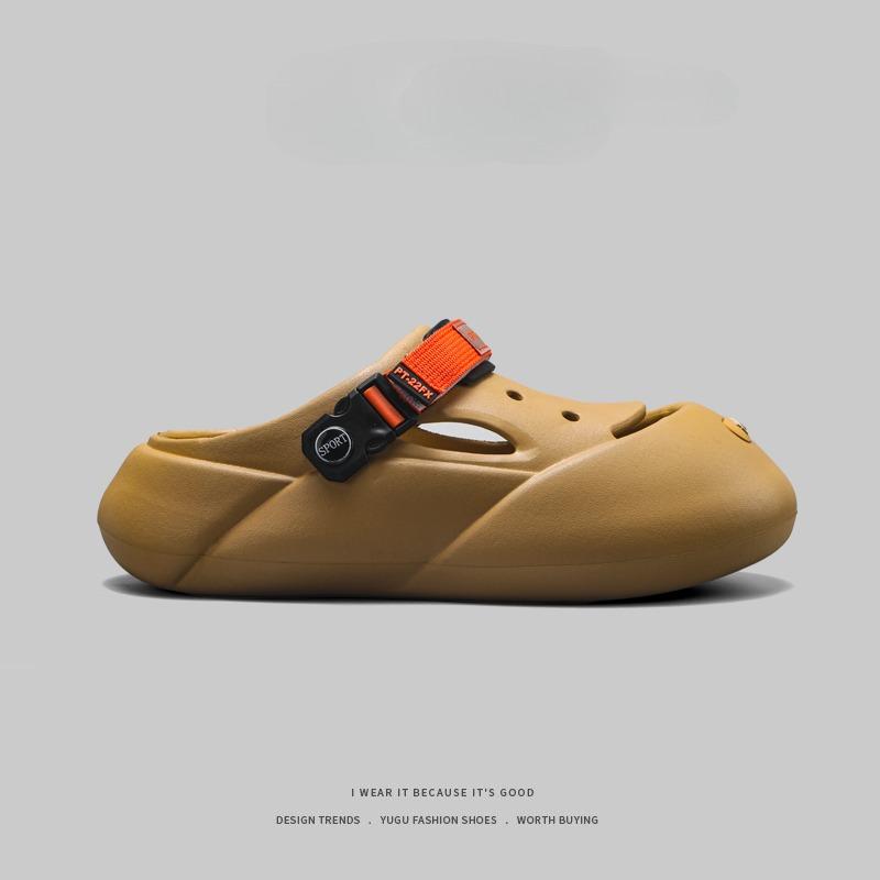 

EVA унисекс праздничные базовые пляжные туфли нескользящие быстросохнущие сандалии для мужчин классический стиль удобные летние легкие женские шлепанцы 43 хаки